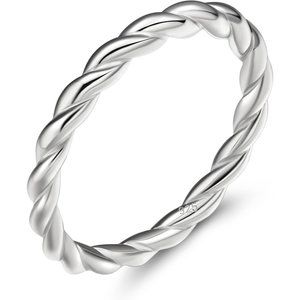 2mm 4mm 6mm 925 Sterling Silver Ring Polish Wedding Band-Rope-sterling silver